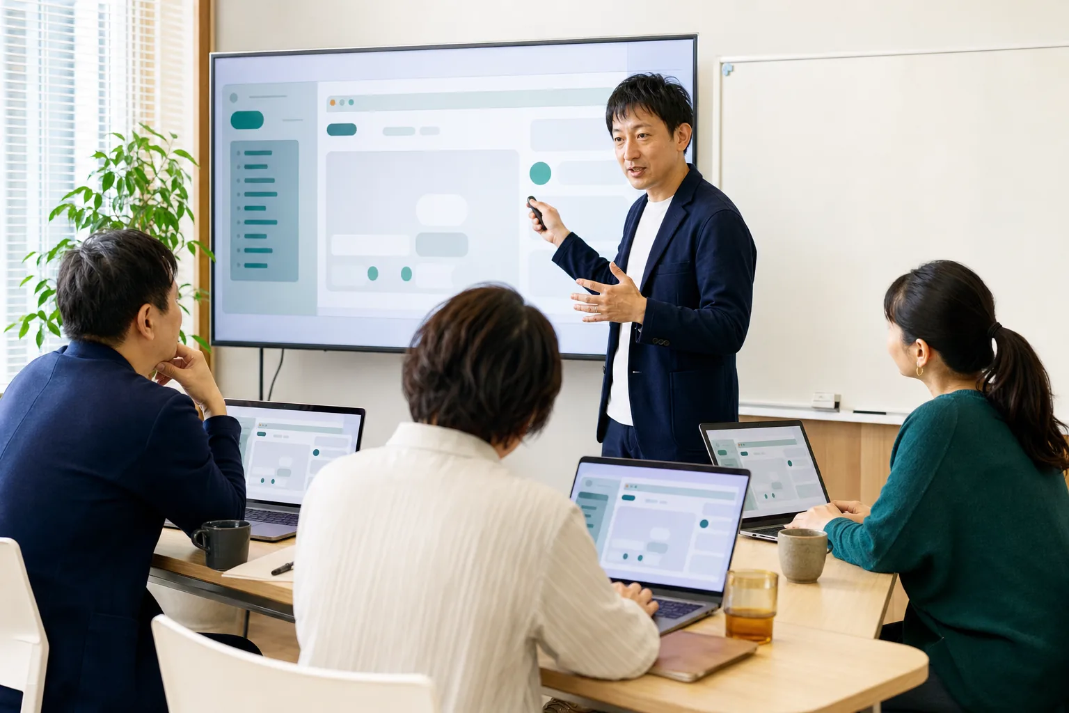 障害福祉事業者向けAI・DX研修をイメージした研修風景